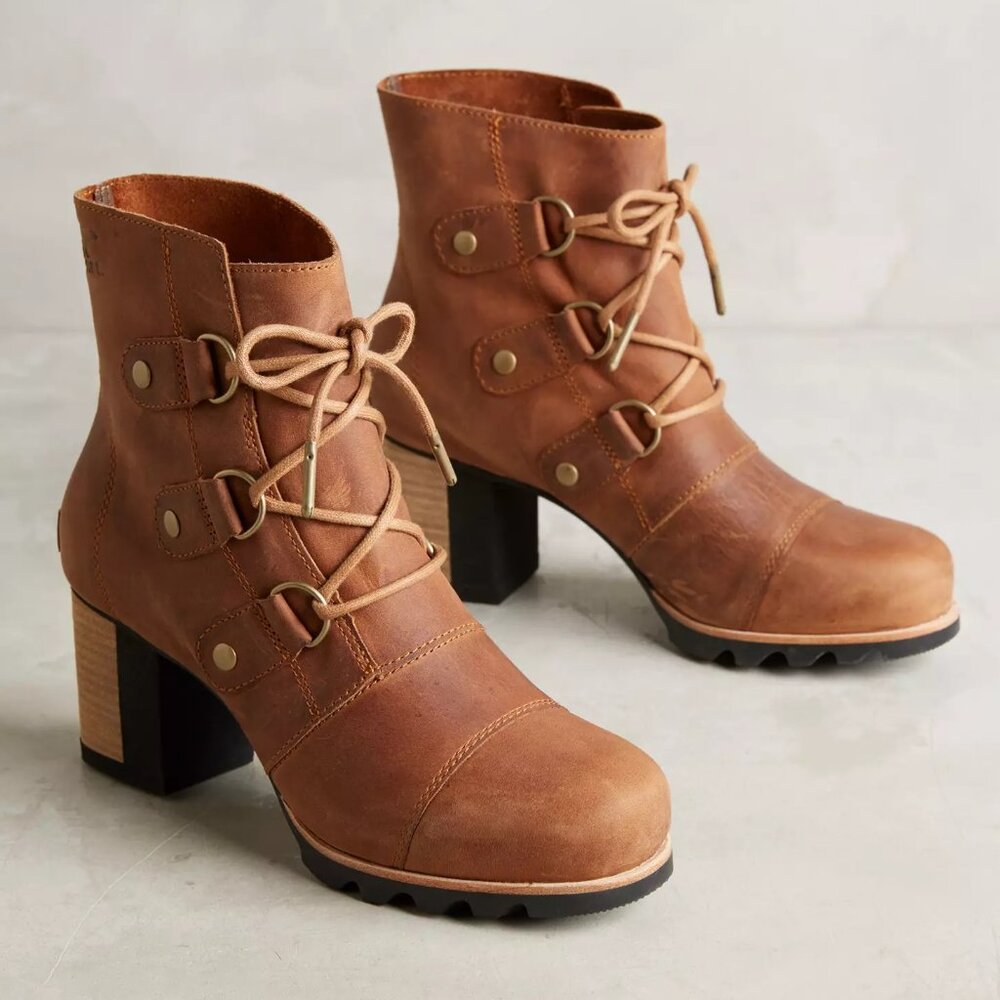 Sorel Addington Suede Lace-Up Booties